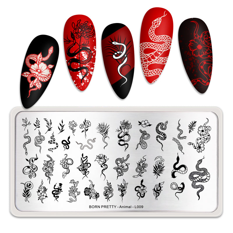 Placa Stamping Animal #009