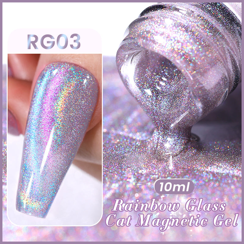 Esmalte Gel Cristales de Arcoiris Magnetic