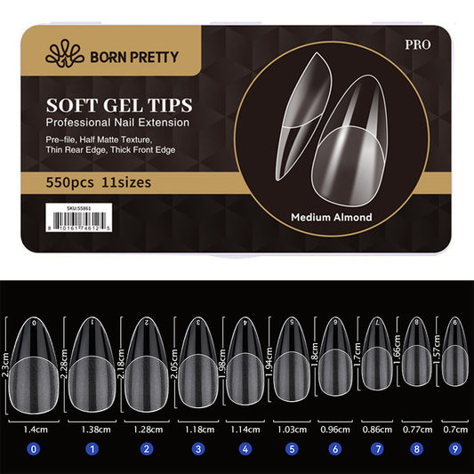 Soft Gel Tips - Almond