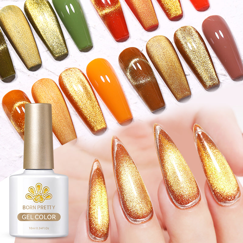 Esmalte Gel Efecto Nieve de Oro Magnetic - 10ml