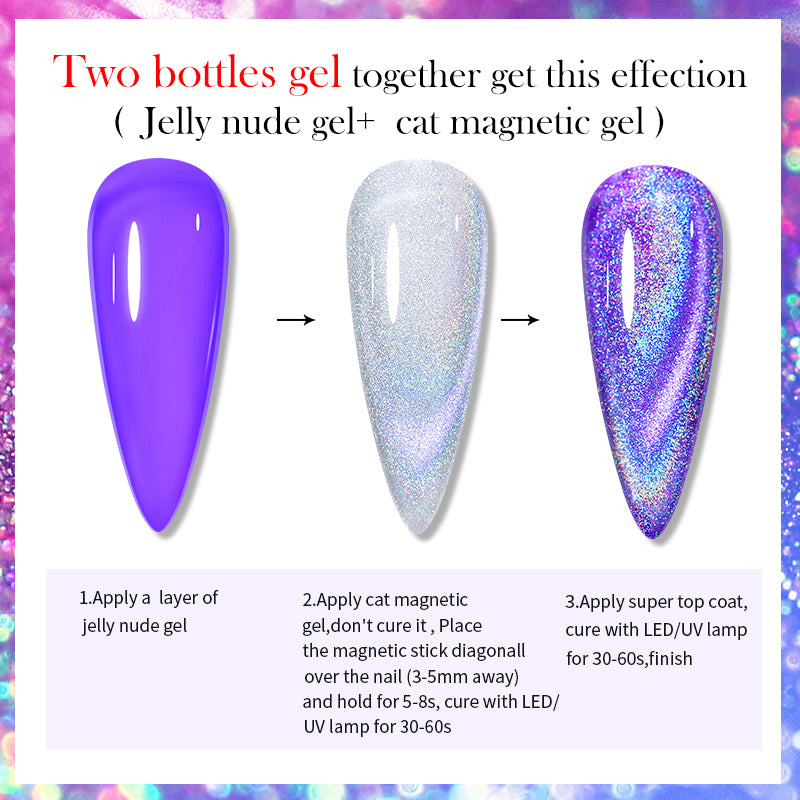 Esmalte Gel Laser Cat Magnetic - 10ml