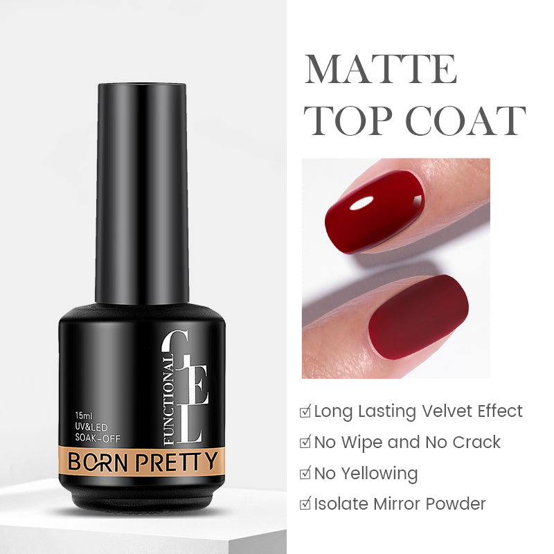 Esmalte Mate Gel Top 15ml